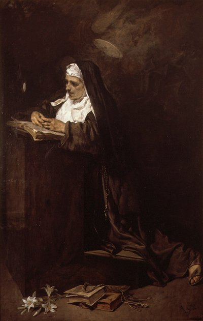 Santa Clara de Asis by Francisco Domingo Marqués